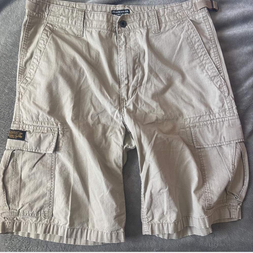 Polo by Ralph Lauren Men's Beige Cargo Shorts